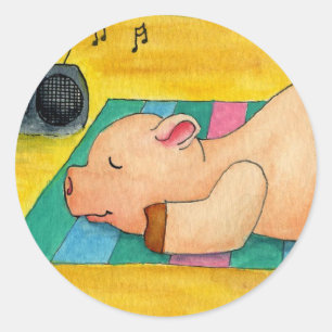 Pegatina de asado de cerdo