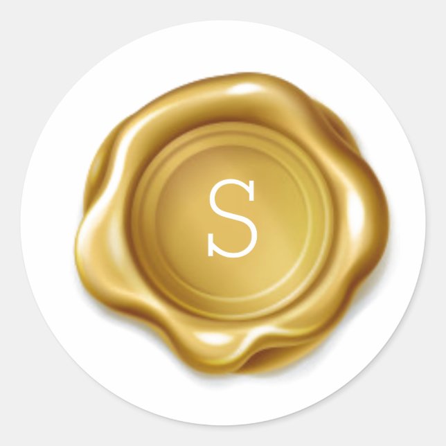 Pegatina de aspecto metálico del sello metálico de (Anverso)