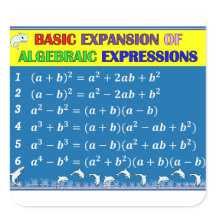 Pegatina de aula de matemáticas álgebra - océano a
