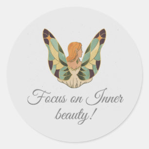 Pegatina de autoamor asintético