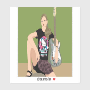 Pegatina de autorretrato