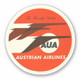 Pegatina de Aviación de Austrian Airways