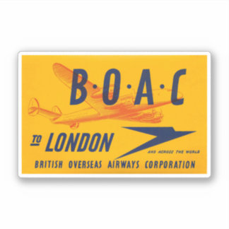Pegatina de Aviación de British Airways