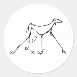 Pegatina de Azawakh por David Moore