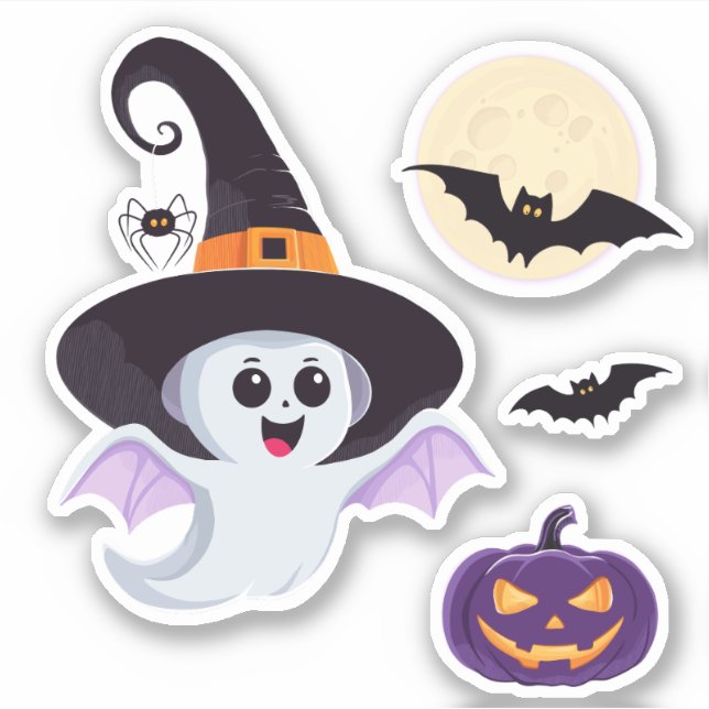 Pegatina de Baby Shower de vinilo de corte persona (Anverso)