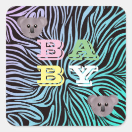 Pegatina DE BABY SQUARE