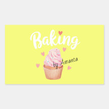 Pegatina de Baking Love