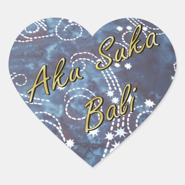 Pegatina de Bali Nights Batik (Anverso)