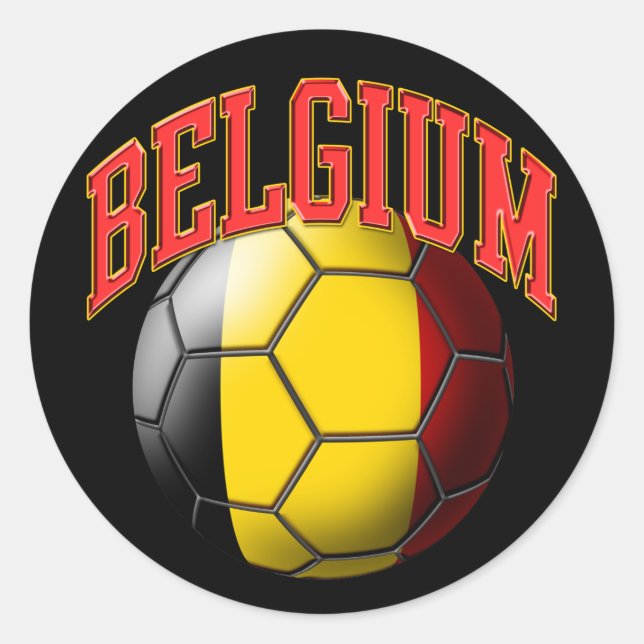 Pegatina de Baloncesto de Bélgica (Anverso)