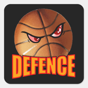 Pegatina de baloncesto de Defensa