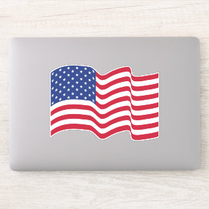 Pegatina de bandera americana