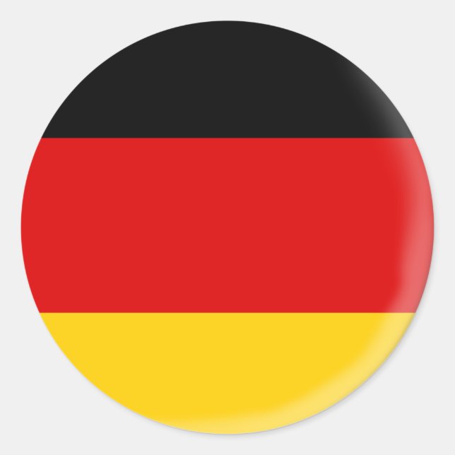 Pegatina de bandera de Alemania (Anverso)