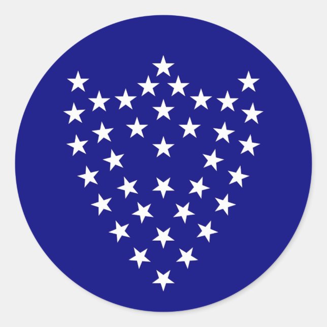 pegatina de Bandera de Batalla de 3" (Anverso)