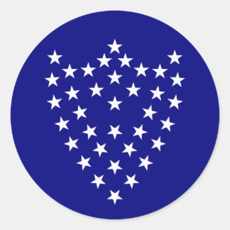 pegatina de Bandera de Batalla de 3"