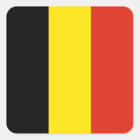 Pegatina de bandera de Bélgica
