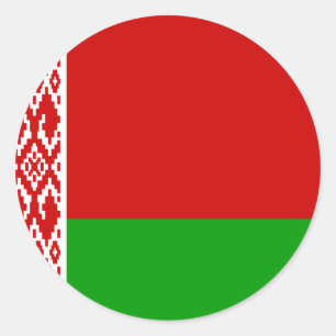 Pegatina de bandera de Bielorrusia
