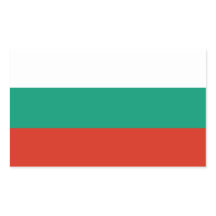 Pegatina de bandera de Bulgaria