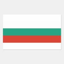 Pegatina de bandera de Bulgaria