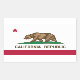 Pegatina de Bandera de California