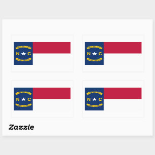 Pegatina de Bandera de Carolina del Norte