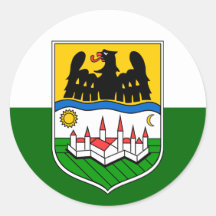 Pegatina de Bandera de Donauschwaben