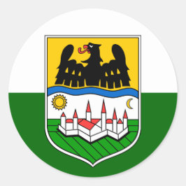 Pegatina de Bandera de Donauschwaben