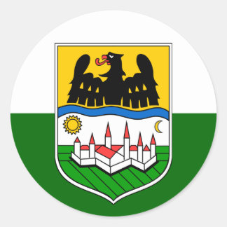 Pegatina de Bandera de Donauschwaben