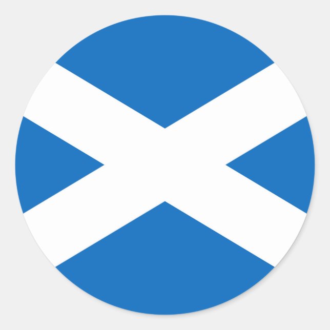 Pegatina de bandera de Escocia (Anverso)