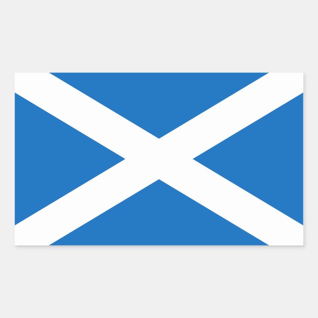 Pegatina de Bandera de Escocia (Anverso)