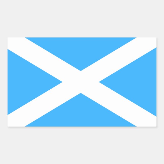 Pegatina de Bandera de Escocia (Anverso)
