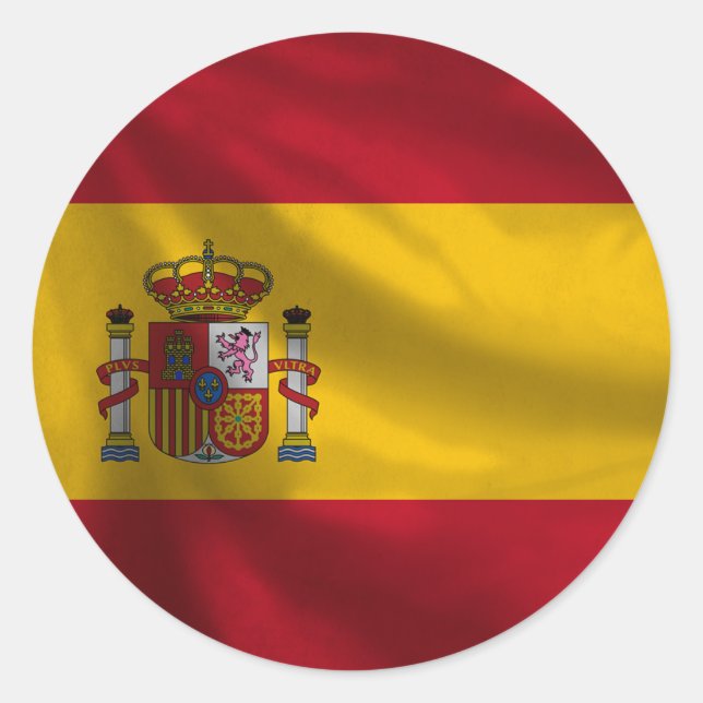 Pegatina de Bandera de España (Anverso)