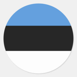Pegatina de bandera de Estonia