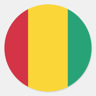 Pegatina de bandera de Guinea