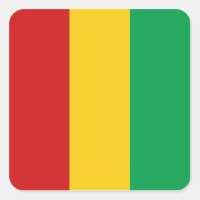 Pegatina de bandera de Guinea-Conakry