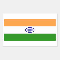 Pegatina de bandera de India*