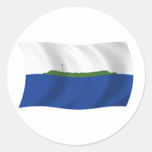 Pegatina de bandera de la isla de Navassa