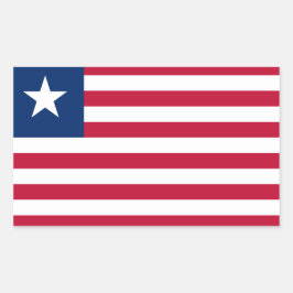 Pegatina de bandera de Liberia