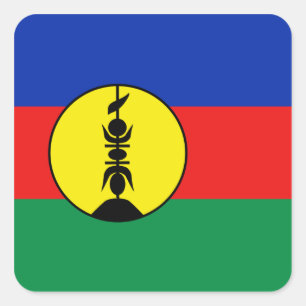 Pegatina de Bandera de Nueva Caledonia