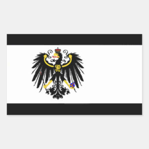 Pegatina de bandera de Prusia*