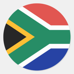 Pegatina de Bandera de Sudáfrica