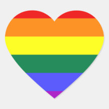 Pegatina de bandera del orgullo arcoiris