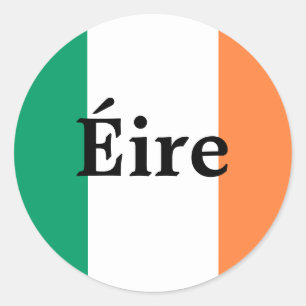 Pegatina de bandera irlandesa