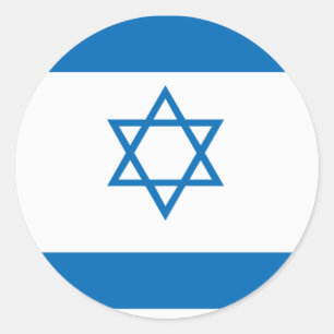 Pegatina de bandera israelí