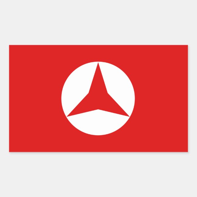 Pegatina de Bandera Popular Española (Anverso)