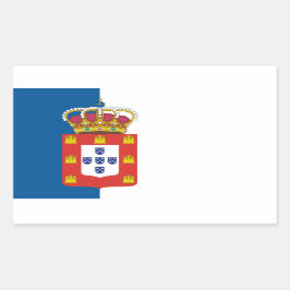 Pegatina de Bandera Real de Portugal