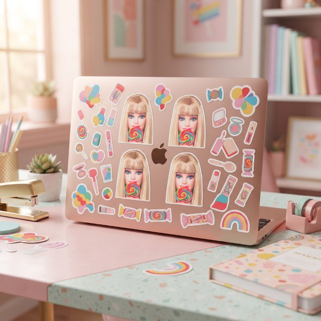 Pegatina de Barbie (Subido por el creador)