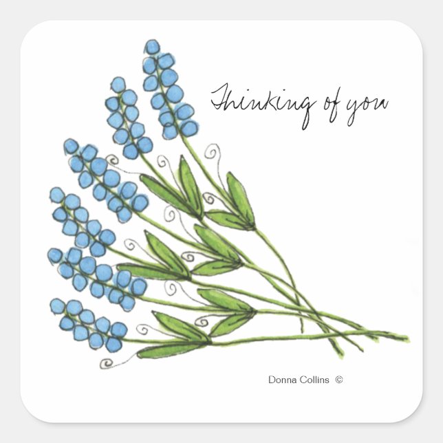 Pegatina de barras azules (Anverso)