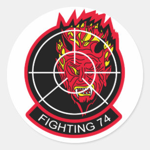 Pegatina de Be-Devilers de VF-74