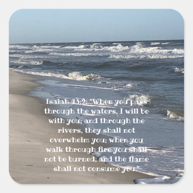 Pegatina de Beach Square (Anverso)