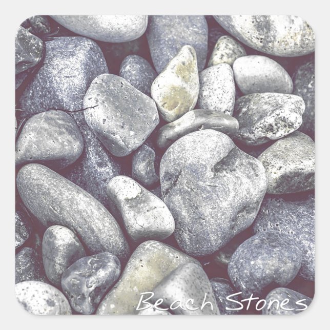 Pegatina de Beach Stones (Anverso)